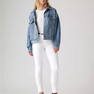 Levi's 721 High-Rise White Women's Skinny Ankle Jeans NWT size 14/W32